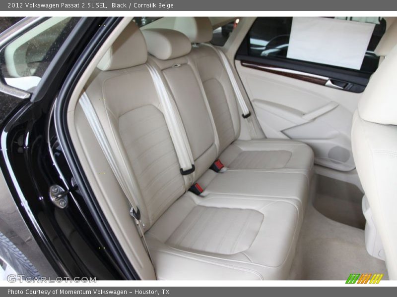 Black / Cornsilk Beige 2012 Volkswagen Passat 2.5L SEL