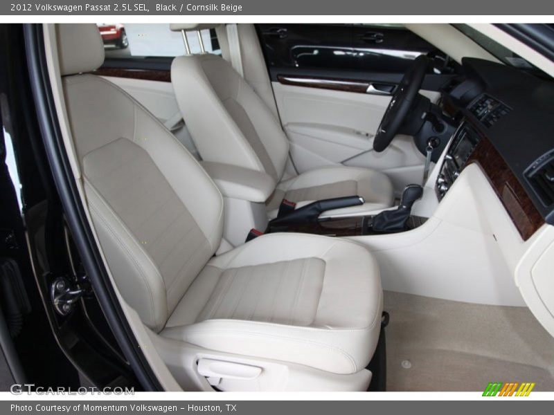 Black / Cornsilk Beige 2012 Volkswagen Passat 2.5L SEL