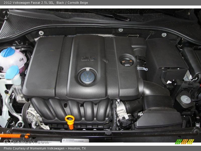 Black / Cornsilk Beige 2012 Volkswagen Passat 2.5L SEL