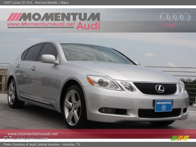 Mercury Metallic / Black 2007 Lexus GS 350