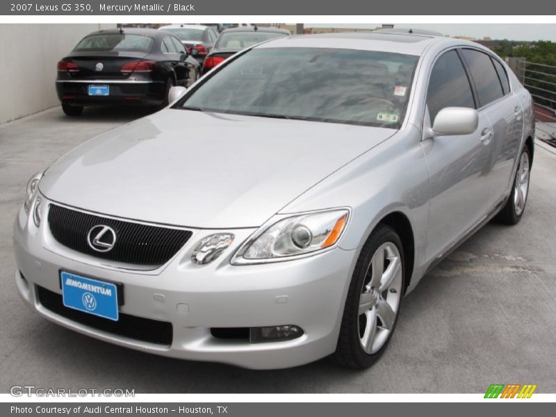 Mercury Metallic / Black 2007 Lexus GS 350