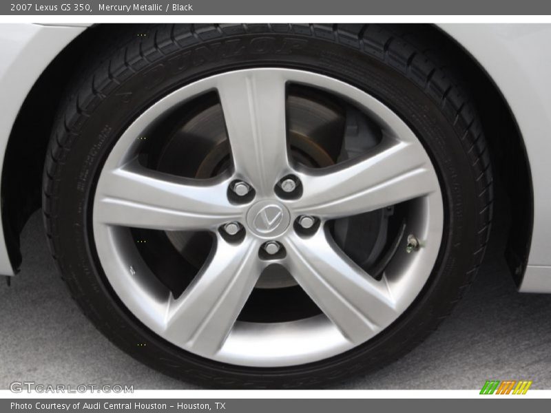 Mercury Metallic / Black 2007 Lexus GS 350