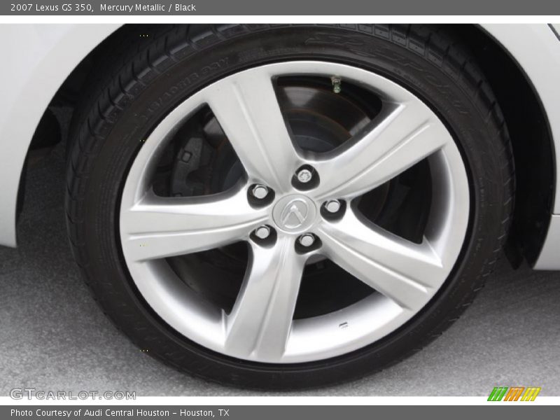 Mercury Metallic / Black 2007 Lexus GS 350