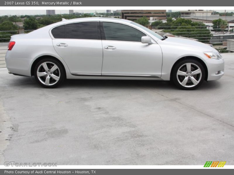 Mercury Metallic / Black 2007 Lexus GS 350