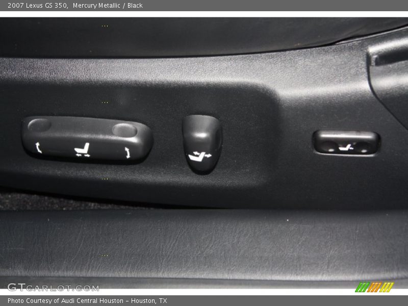 Mercury Metallic / Black 2007 Lexus GS 350