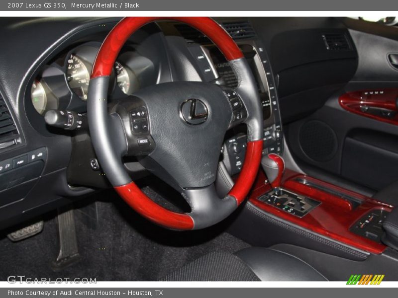 Mercury Metallic / Black 2007 Lexus GS 350