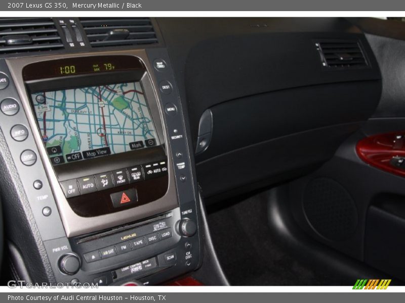 Mercury Metallic / Black 2007 Lexus GS 350