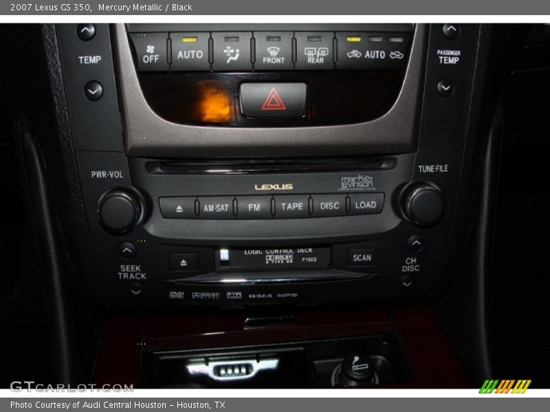 Mercury Metallic / Black 2007 Lexus GS 350