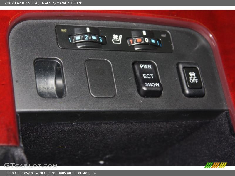 Mercury Metallic / Black 2007 Lexus GS 350