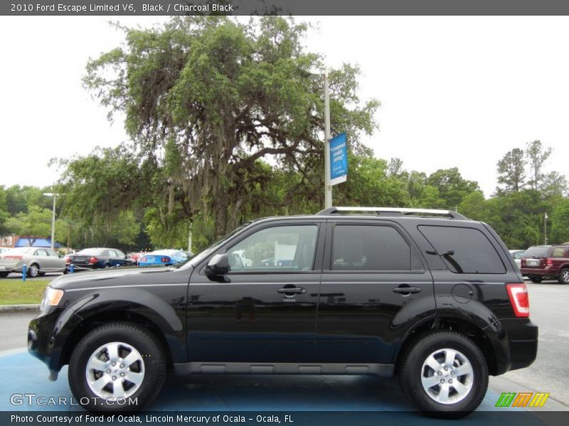 Black / Charcoal Black 2010 Ford Escape Limited V6