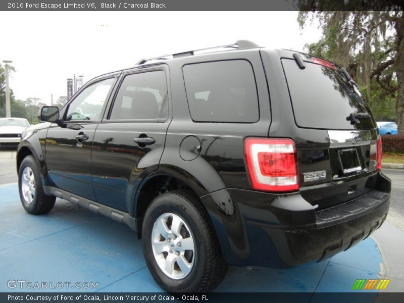 Black / Charcoal Black 2010 Ford Escape Limited V6