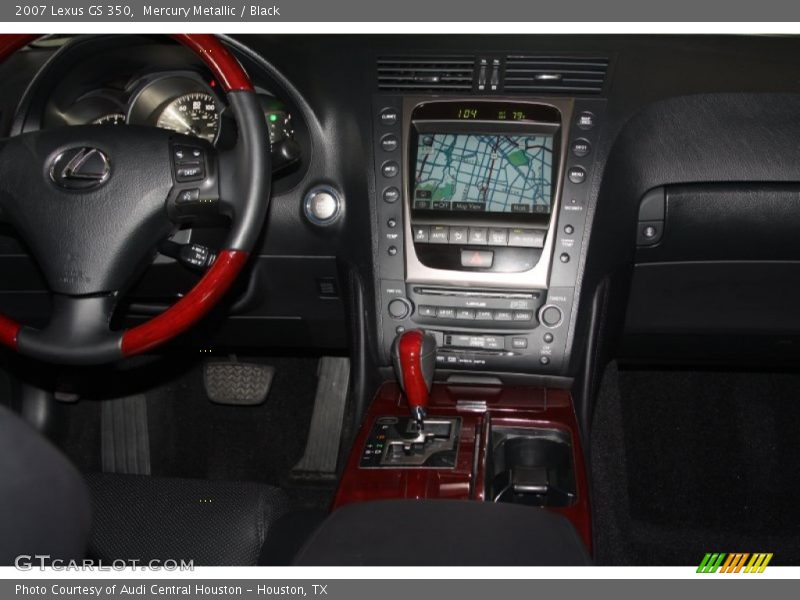 Mercury Metallic / Black 2007 Lexus GS 350