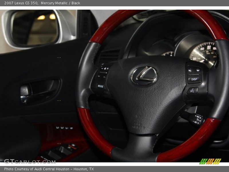 Mercury Metallic / Black 2007 Lexus GS 350