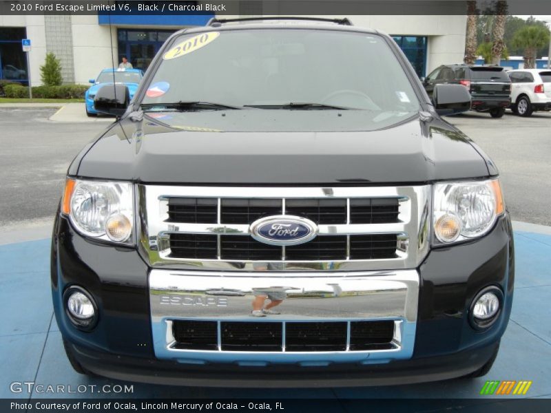 Black / Charcoal Black 2010 Ford Escape Limited V6