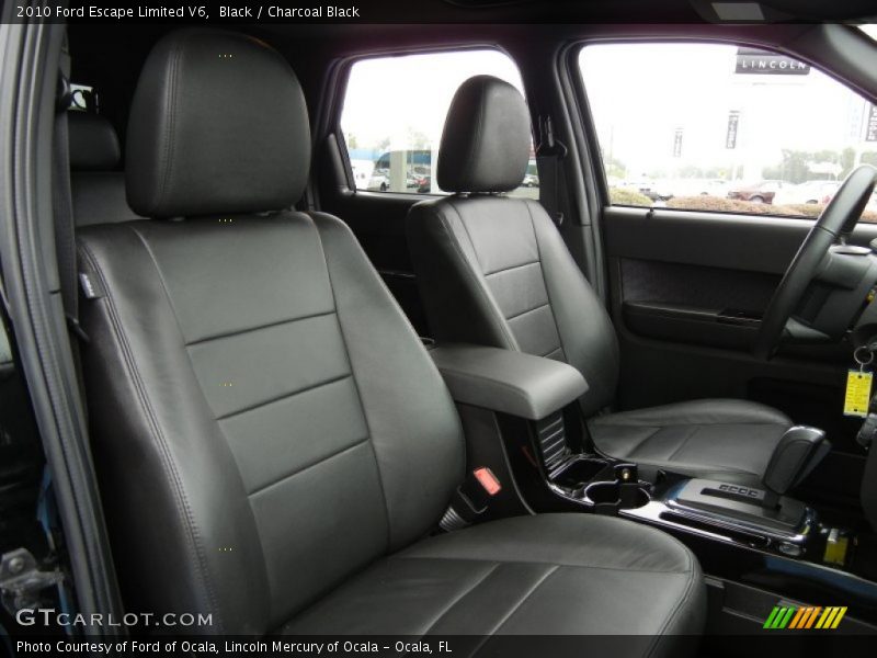 Black / Charcoal Black 2010 Ford Escape Limited V6