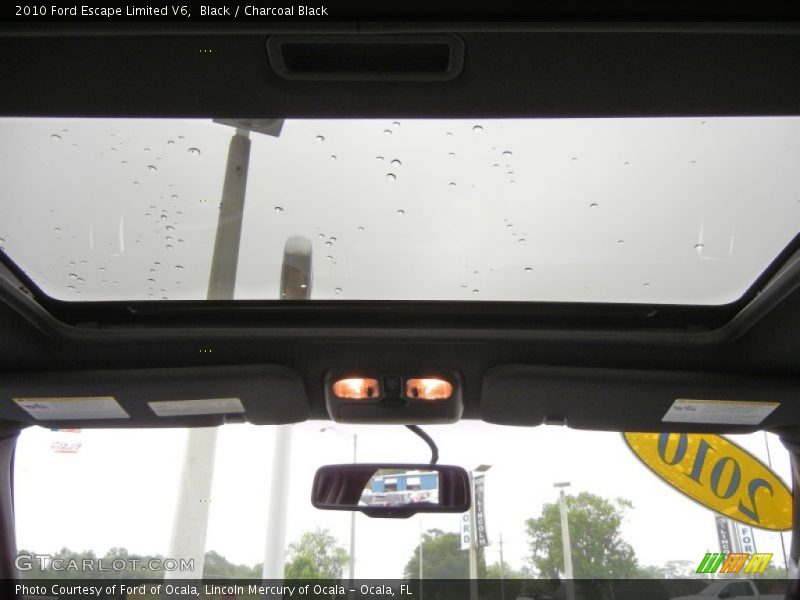Black / Charcoal Black 2010 Ford Escape Limited V6