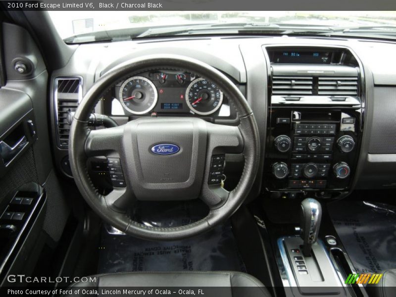Black / Charcoal Black 2010 Ford Escape Limited V6