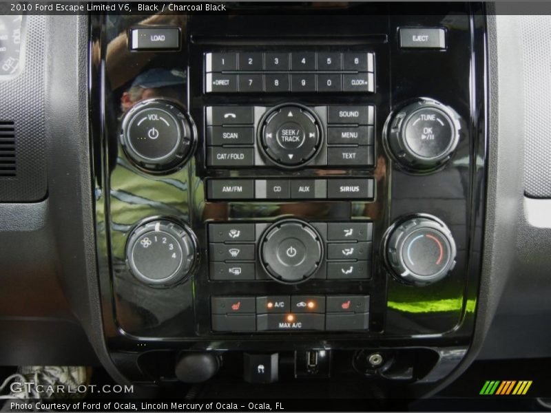 Black / Charcoal Black 2010 Ford Escape Limited V6