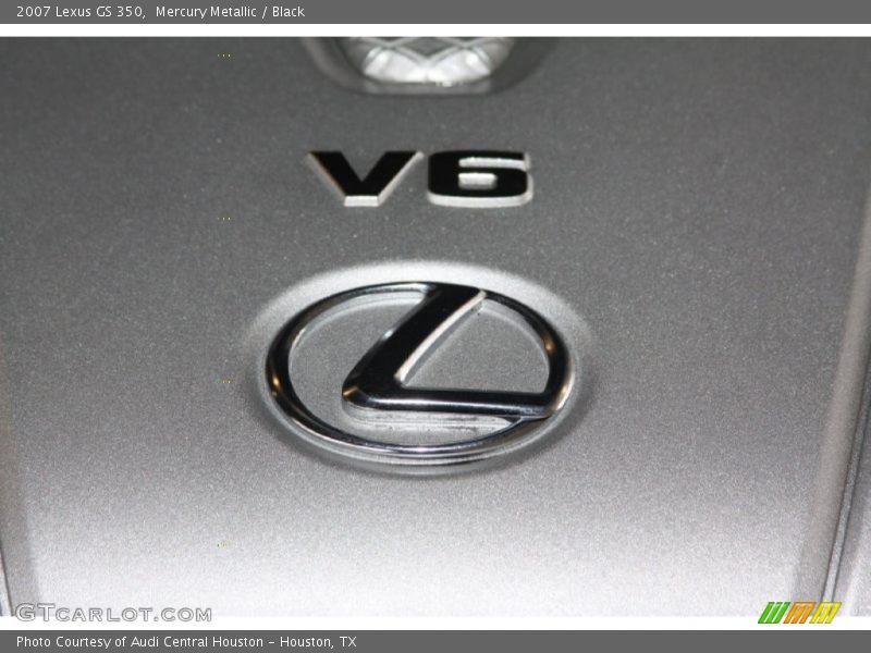 Mercury Metallic / Black 2007 Lexus GS 350