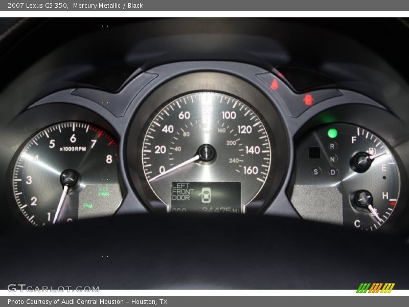 Mercury Metallic / Black 2007 Lexus GS 350