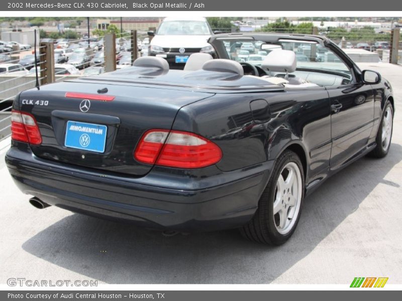 Black Opal Metallic / Ash 2002 Mercedes-Benz CLK 430 Cabriolet