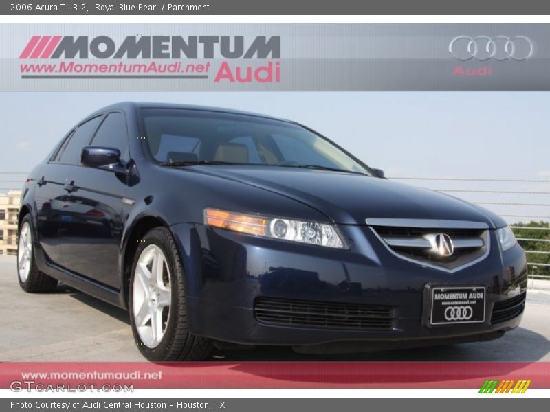 Royal Blue Pearl / Parchment 2006 Acura TL 3.2
