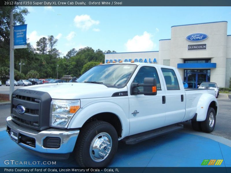 Oxford White / Steel 2012 Ford F350 Super Duty XL Crew Cab Dually
