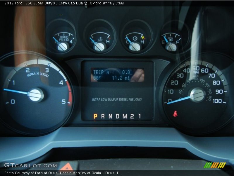  2012 F350 Super Duty XL Crew Cab Dually XL Crew Cab Dually Gauges