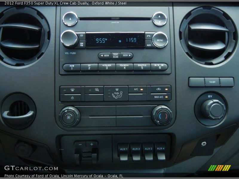 Controls of 2012 F350 Super Duty XL Crew Cab Dually