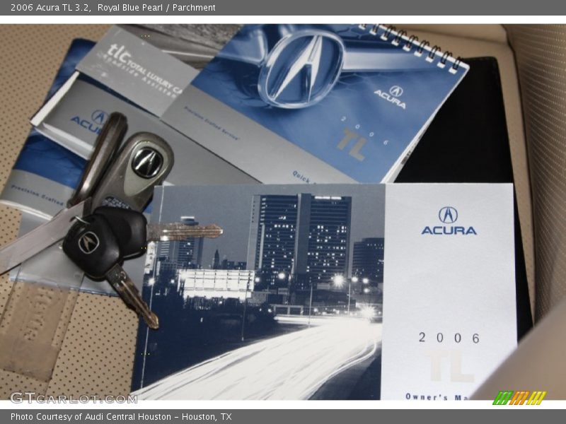 Royal Blue Pearl / Parchment 2006 Acura TL 3.2