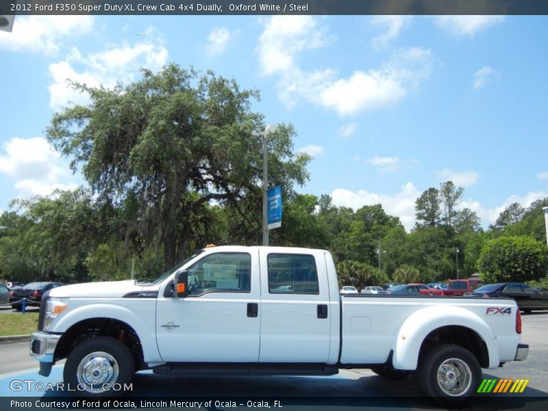  2012 F350 Super Duty XL Crew Cab 4x4 Dually Oxford White