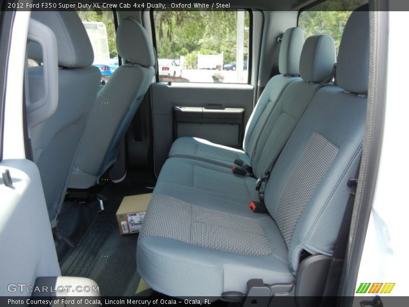 Rear Seat of 2012 F350 Super Duty XL Crew Cab 4x4 Dually