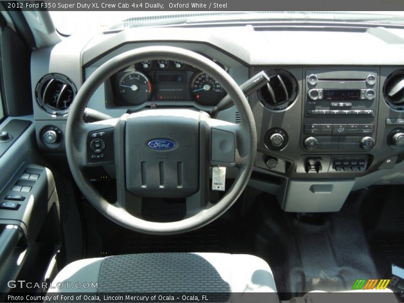 Dashboard of 2012 F350 Super Duty XL Crew Cab 4x4 Dually