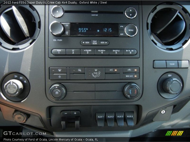 Controls of 2012 F350 Super Duty XL Crew Cab 4x4 Dually