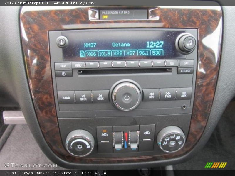 Gold Mist Metallic / Gray 2012 Chevrolet Impala LT