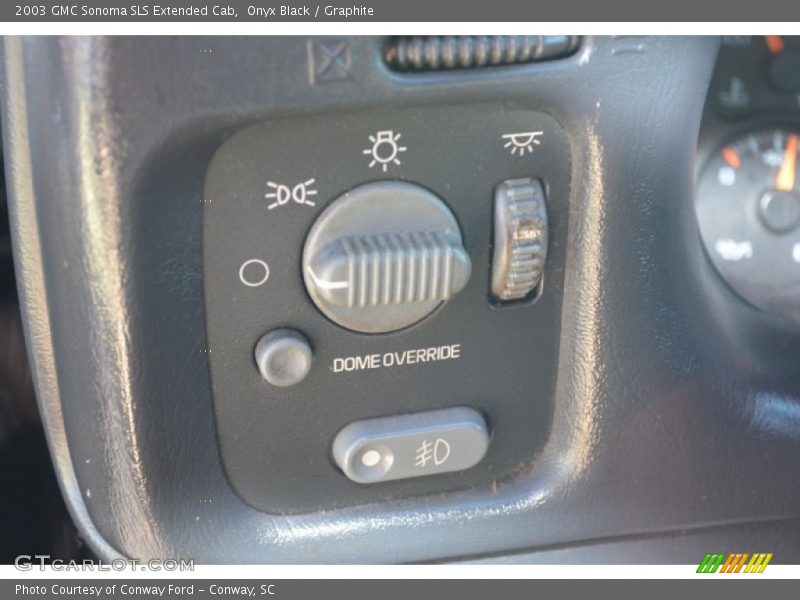 Onyx Black / Graphite 2003 GMC Sonoma SLS Extended Cab