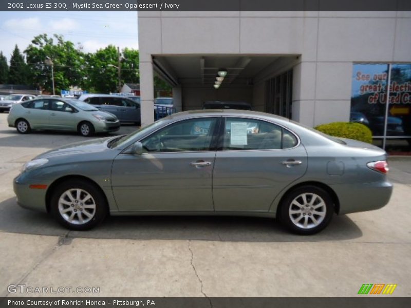 Mystic Sea Green Opalescent / Ivory 2002 Lexus ES 300