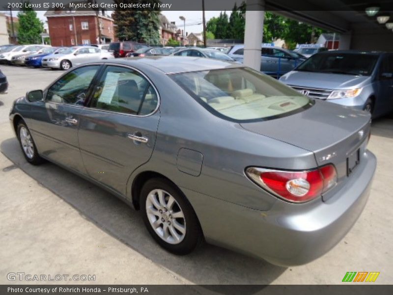 Mystic Sea Green Opalescent / Ivory 2002 Lexus ES 300