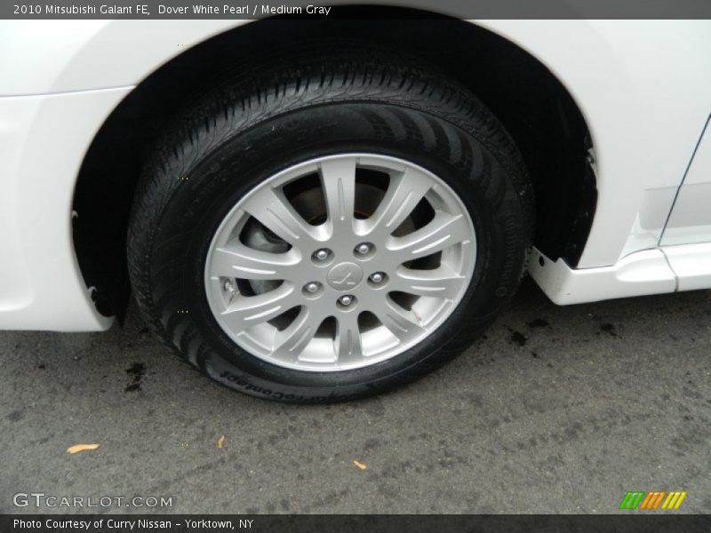 Dover White Pearl / Medium Gray 2010 Mitsubishi Galant FE