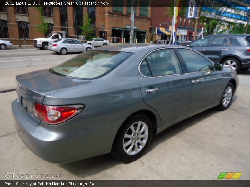 Mystic Sea Green Opalescent / Ivory 2002 Lexus ES 300