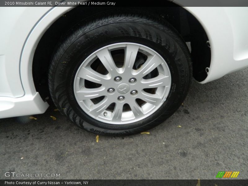 Dover White Pearl / Medium Gray 2010 Mitsubishi Galant FE