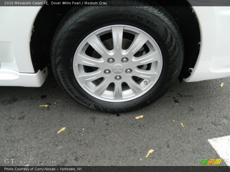 Dover White Pearl / Medium Gray 2010 Mitsubishi Galant FE