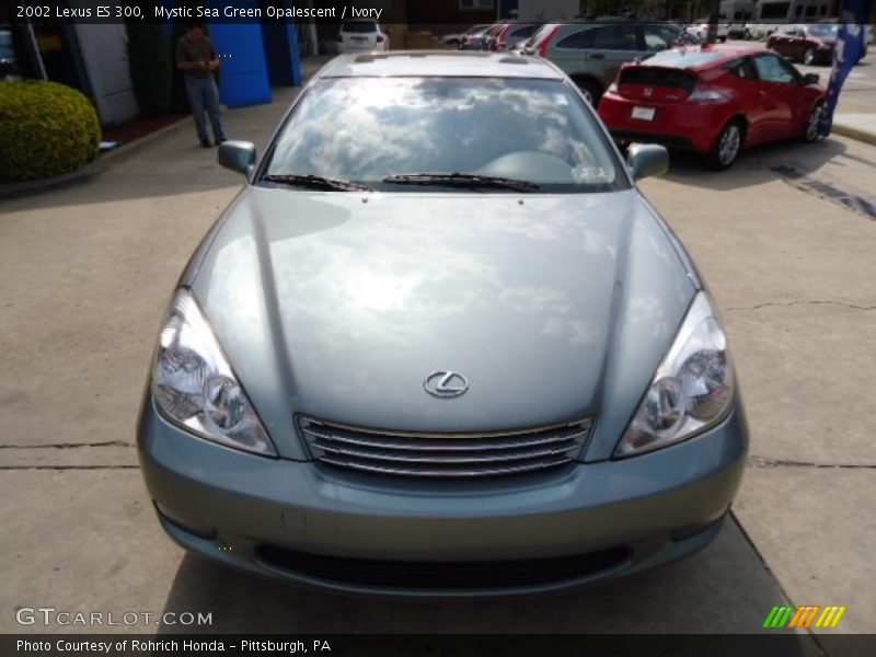Mystic Sea Green Opalescent / Ivory 2002 Lexus ES 300