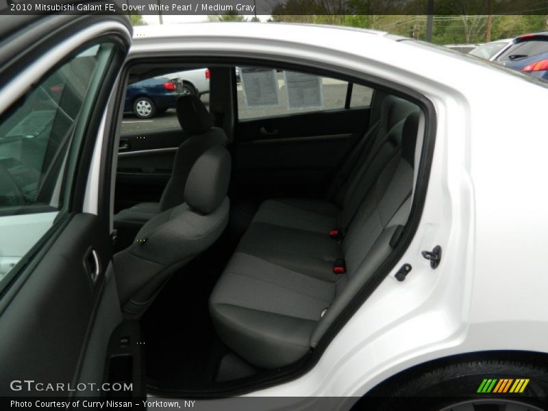 Dover White Pearl / Medium Gray 2010 Mitsubishi Galant FE