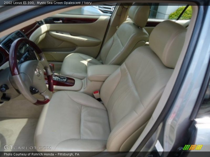 Mystic Sea Green Opalescent / Ivory 2002 Lexus ES 300