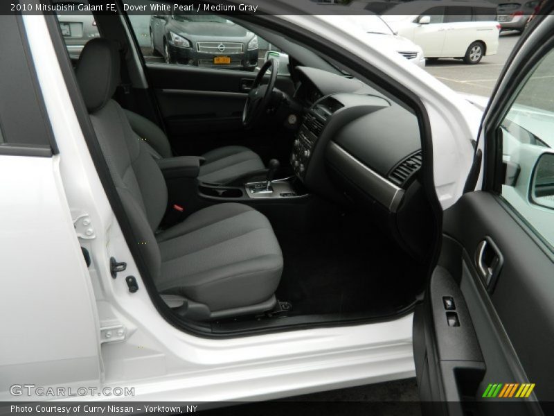 Dover White Pearl / Medium Gray 2010 Mitsubishi Galant FE