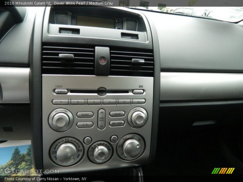 Dover White Pearl / Medium Gray 2010 Mitsubishi Galant FE