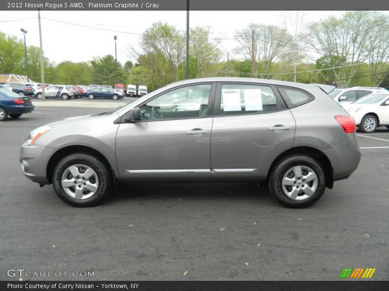 Platinum Graphite / Gray 2012 Nissan Rogue S AWD