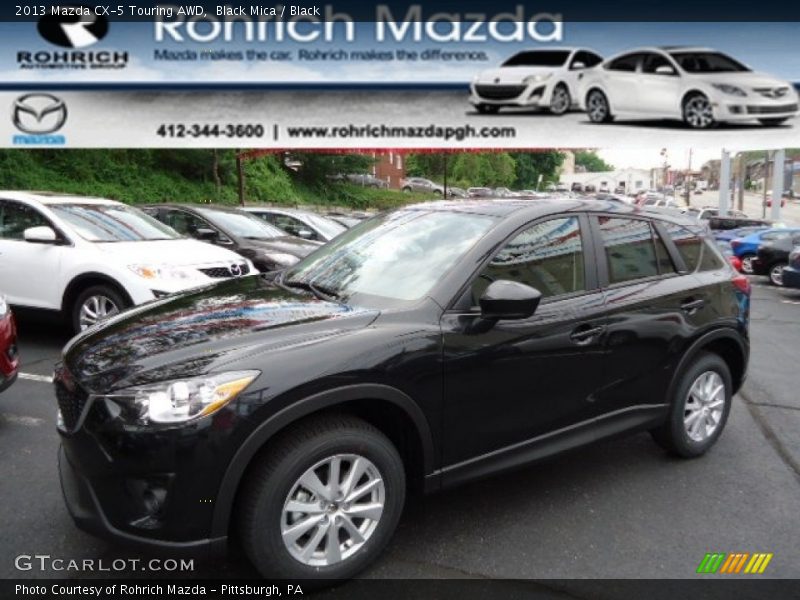 Black Mica / Black 2013 Mazda CX-5 Touring AWD