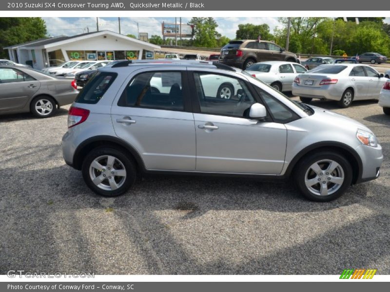Quicksilver Metallic / Black 2010 Suzuki SX4 Crossover Touring AWD